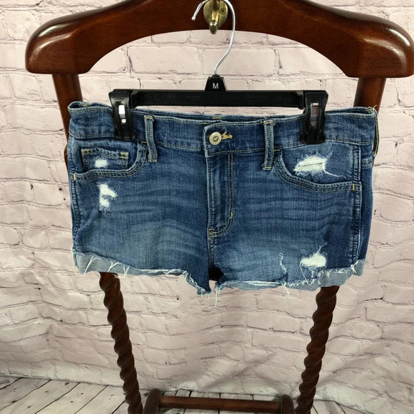 Hollister Denim shorts size 26 high rise short shorts - Picture 2 of 6